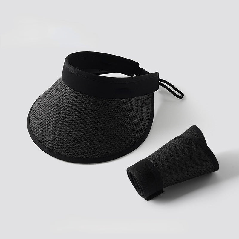 Customizable Foldable Wide-Brim Sun Visor