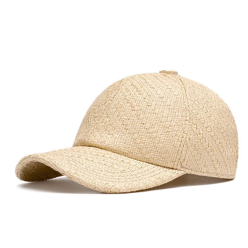 Customizable Summer Straw Baseball Cap