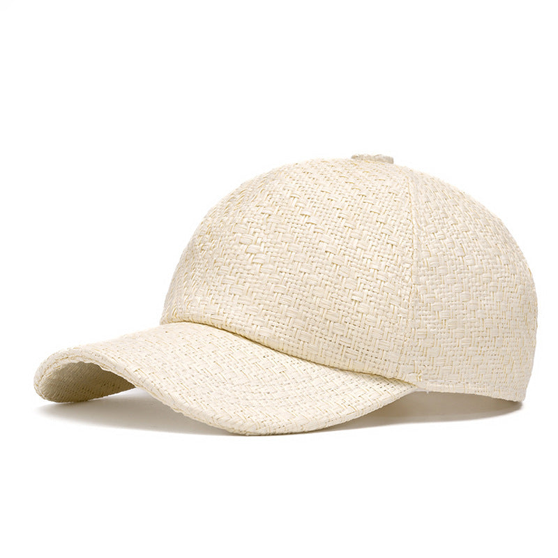 Customizable Summer Straw Baseball Cap