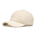 Customizable Summer Straw Baseball Cap